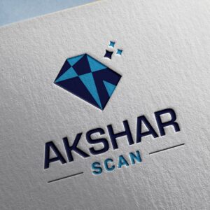 Akshar scan 3D logo